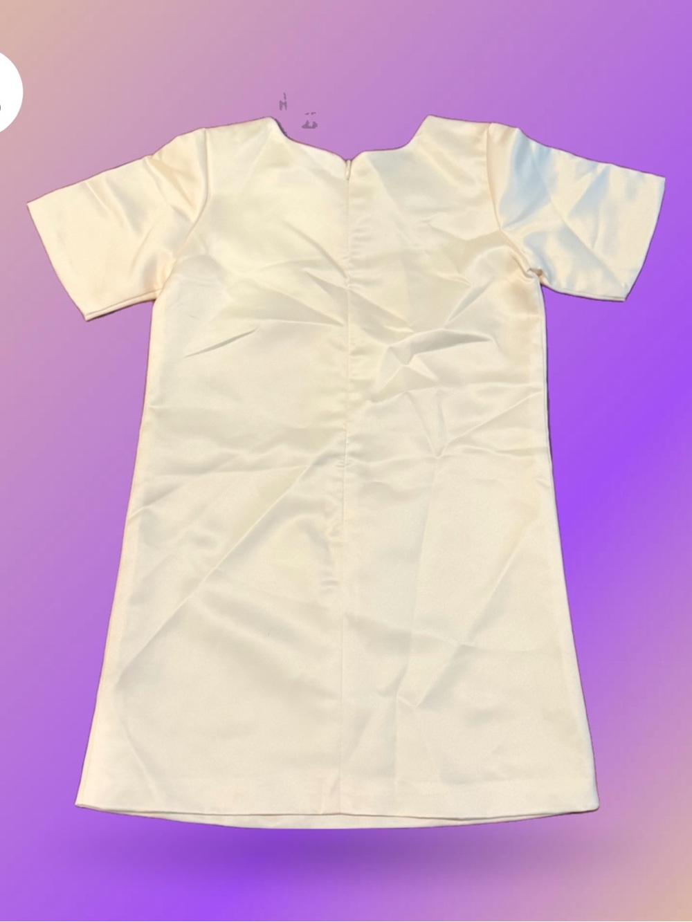 Halabaloo Cream Dress with Hand-Drawn Print NWT size 5 - Picture 2 of 4